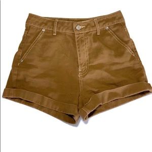 Super comfy brown jean shorts